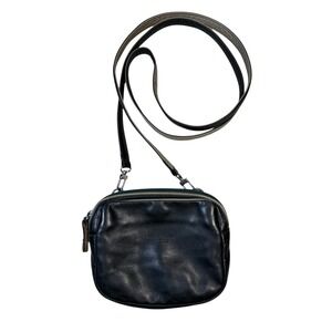 Bruno‎ Rossi Firenze Women's Small Leather Black Crossbody Bag Made in Italy